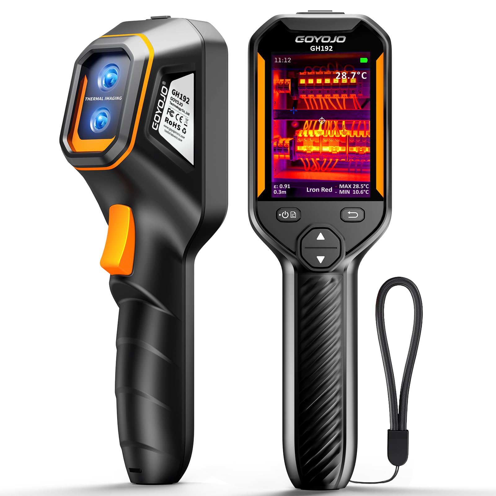 GOYOJO GW192WA サーマルカメラ　サーモグラフィー Amazon.com: GH192 Thermal Imaging Camera 240X240 Super IR