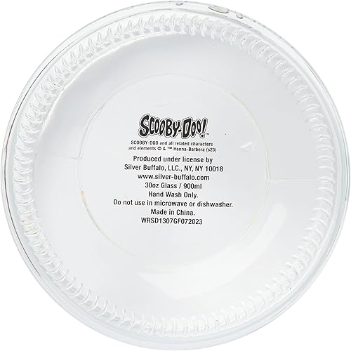 Miniatura 3 de Silver Buffalo Scooby Doo - Tarro de cristal con tapa para alimentos, 6 pulgadas
