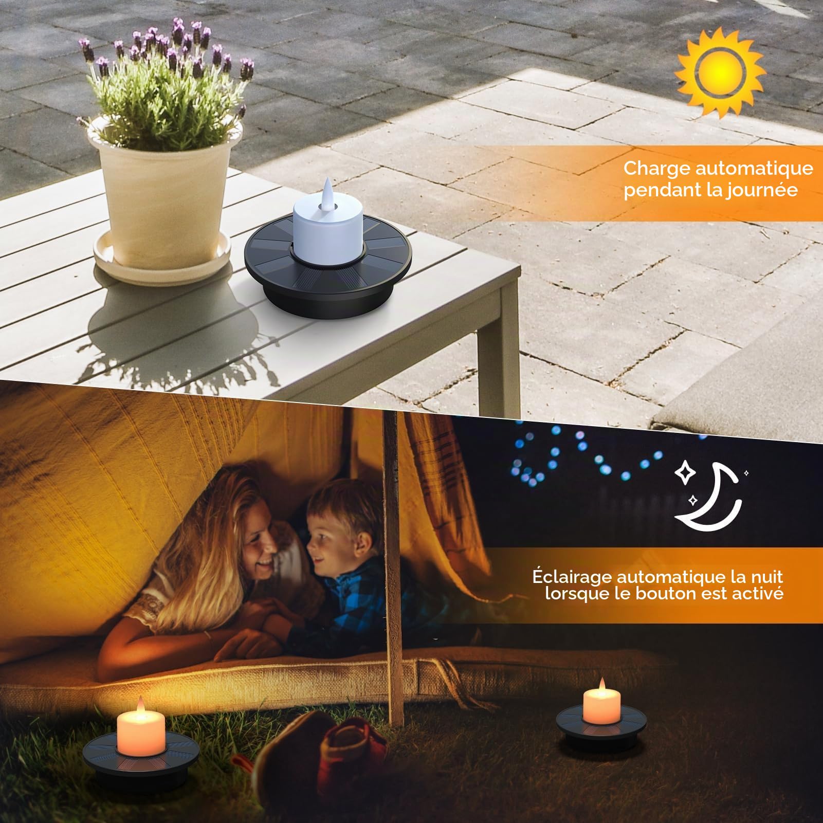 MALUX Lot de 5 bougies solaires flottantes pour piscine - Étanche IP66 - Pour piscine, étang, événement, fête