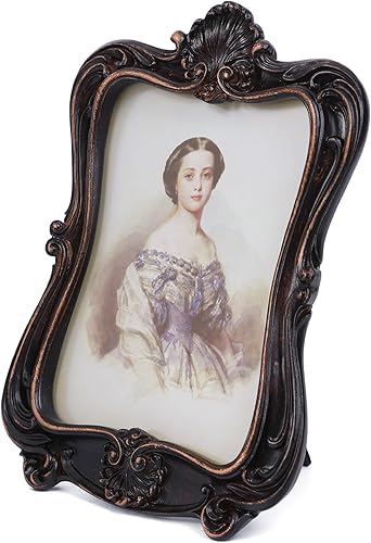 Miniatura 7 de Marcos de fotos antiguos de 5 x 7 pulgadas, marcos ornamentados, marcos góticos, marcos de fotos negros