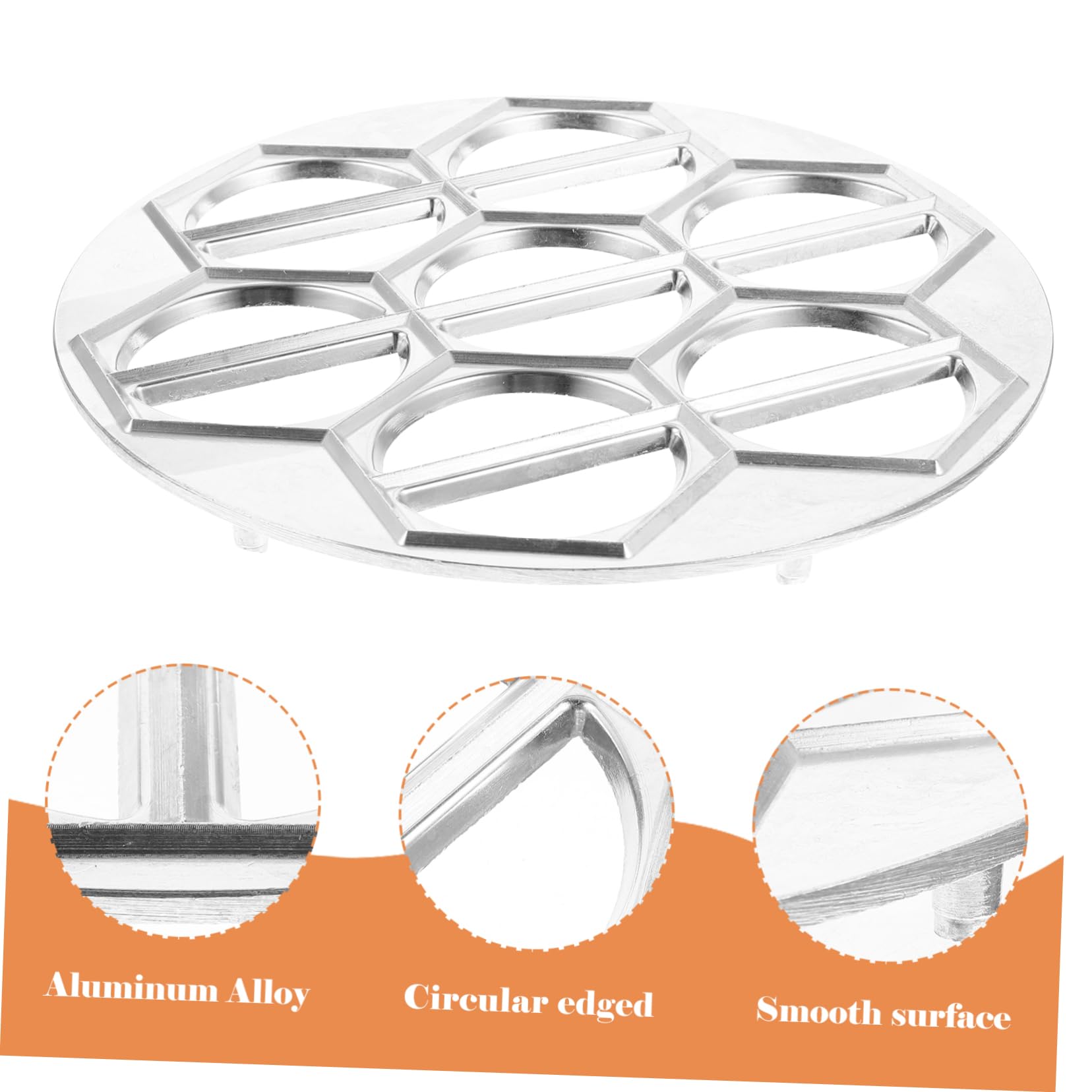 Cabilock Multi Dumpling Aluminum Alloy Maker for Easy Dumpling Preparation Compact Kitchen Supply for Household Use Convenient Storage and Cleaning