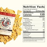 Vista 2 de Vaca Chips Chips de tortilla de sebo de vaca, sabor original Pack de 3 bolsas de 5 onzas Botana sin aceite de semillas, hecha con maíz orgánico