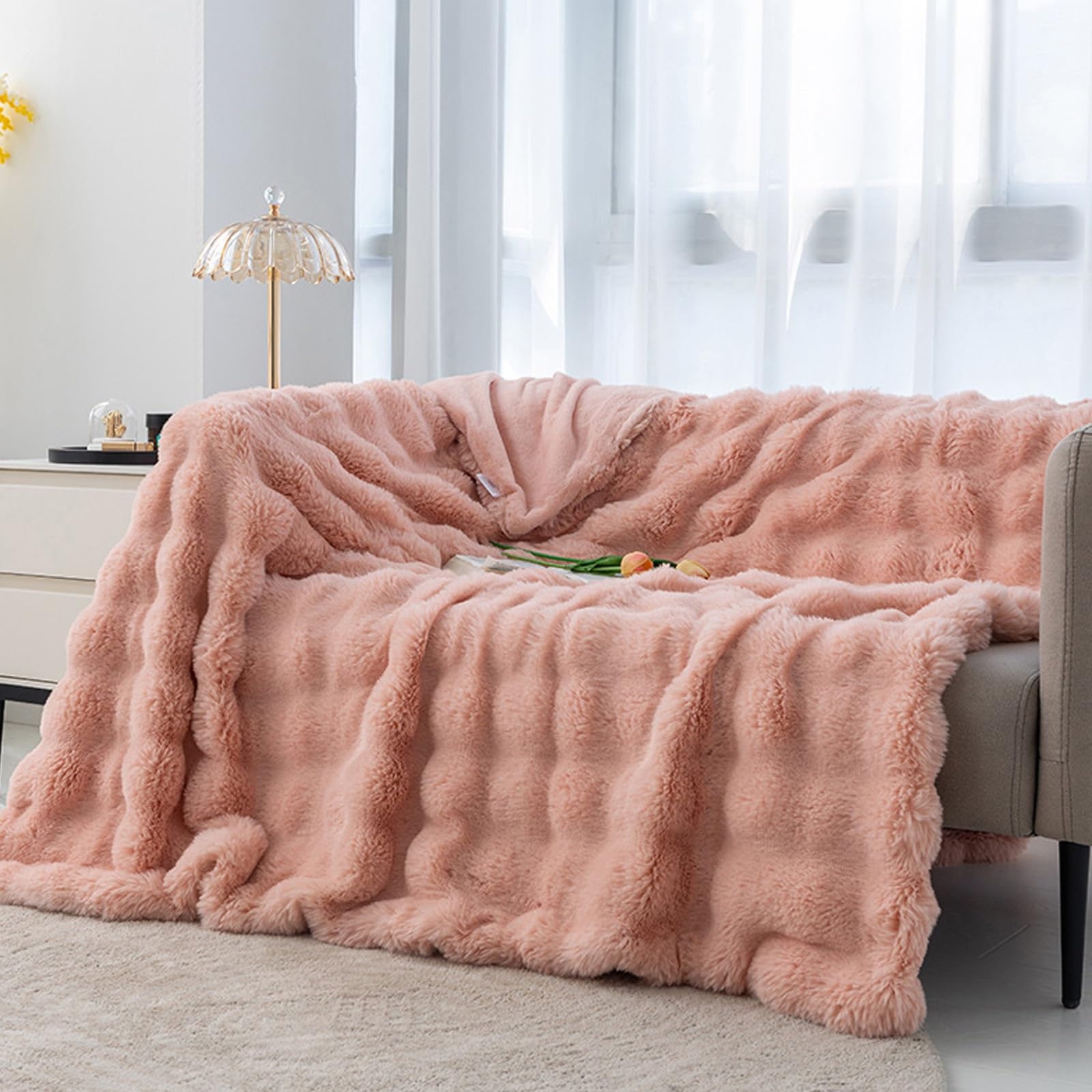Couverture Lestée en Polaire pour Adultes, Plaid Polaire Super Douce et Duveteuse, Couverture Pondérée Réversible, pour Le Salon et la Chambre à Coucher (Color : 05, Size : 120x200cm)