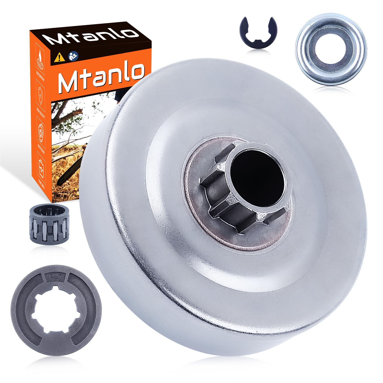Amazon.com: Mtanlo 3/8LP Clutch Drum Sprocket Bearing For Stihl