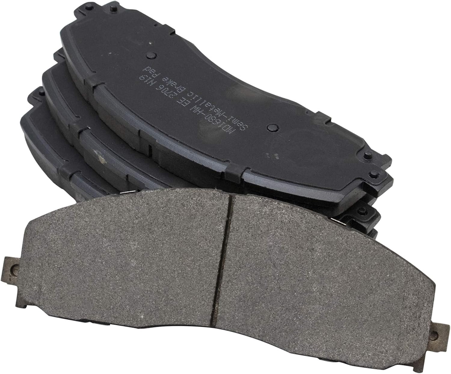 TRQ Front Brake Pad & Rotor Kit Brake Caliper Brake Chemical Kit Brake Pads Brake Rotor Semi-Metallic Premium G-Coated Compatible with 2013-2019 Ford F-250 Super Duty F-350 Super Duty