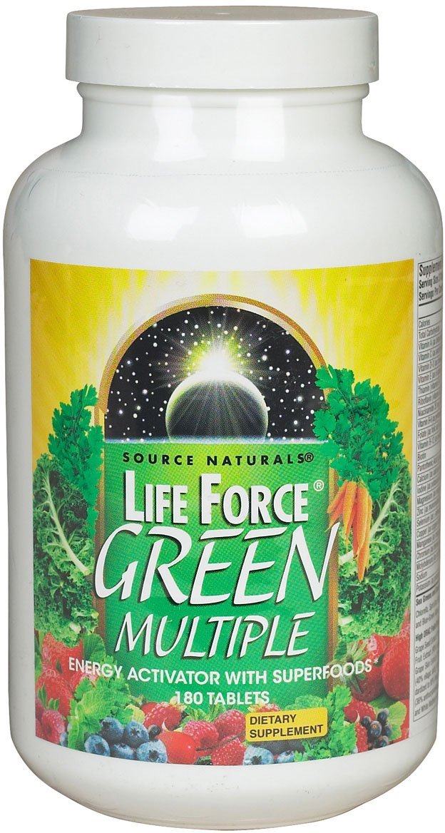 Source Naturals, Inc. Life Force Green Multiple 180 Tablet