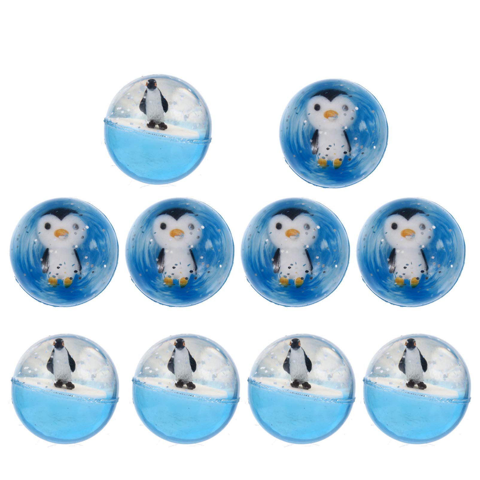 DECHOUS 10pcs Crystal Ball Bouncy Balls for Elastic Crystal Balls Rubber Jumping Ball Crystal Balls High Bouncing Balls Playing Ball Synthetic Rubber