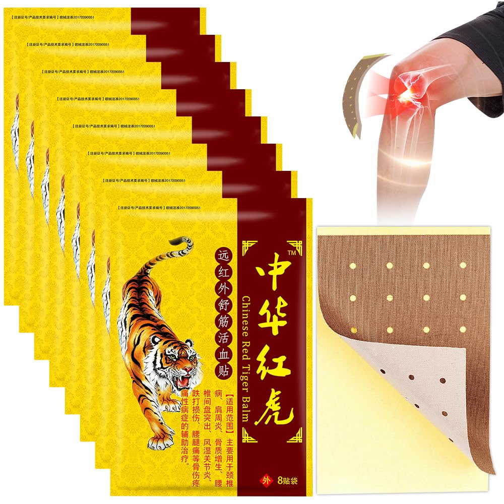 Parches Anti-Douleur, 80 Pièces Patch Chauffant, Patch Anti Douleur, Patch De Soulagement De La Douleur, Patch Chauffant Dos Pour Genoux, Muscles Endoloris, Maux De Dos