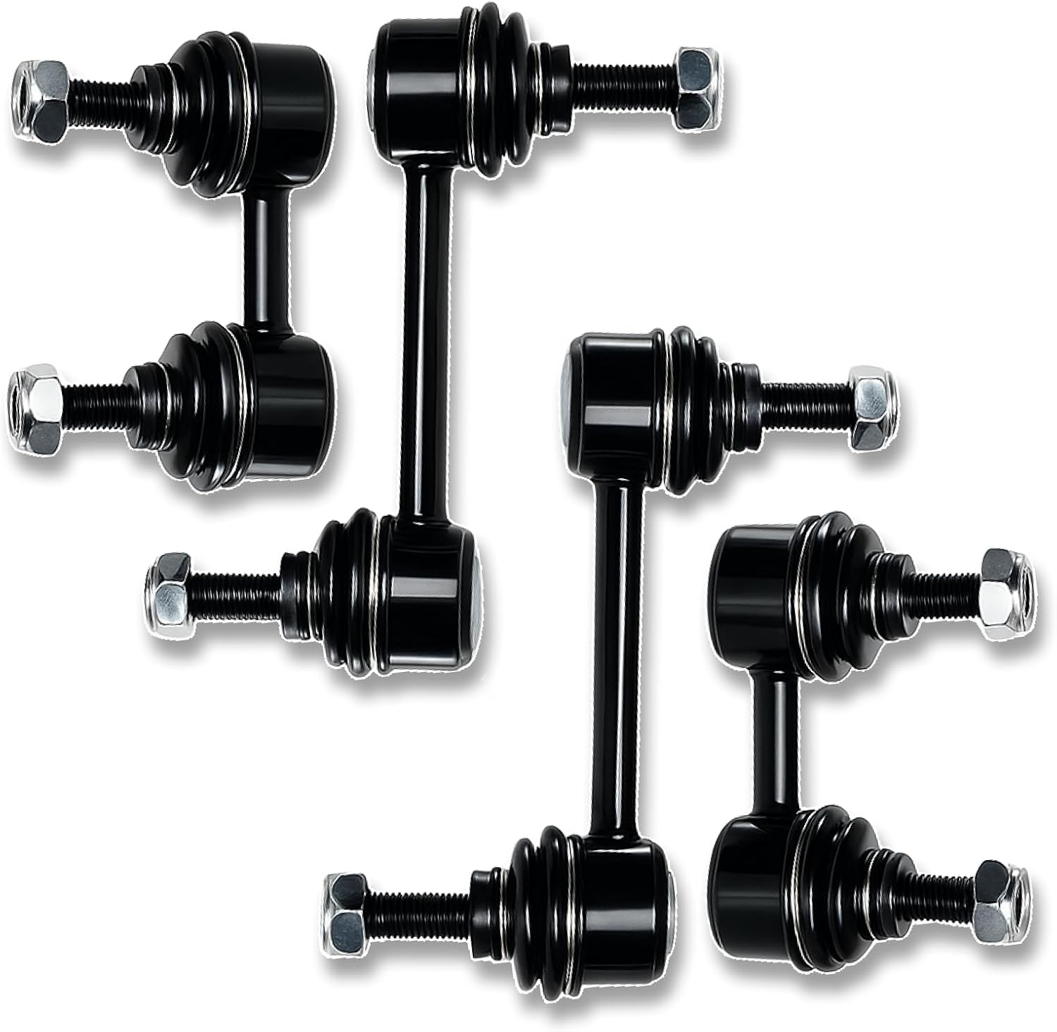 K9545 K90124 4Pcs Front Rear Stabilizer Sway Bar End Links for Chevrolet 1998 1999 2000 2001 2002 Prizm, 1993 1994 1995 1996 1997 GEO Prizm, for Toyota 1994-1999 Celica, 1993-1902 Corolla