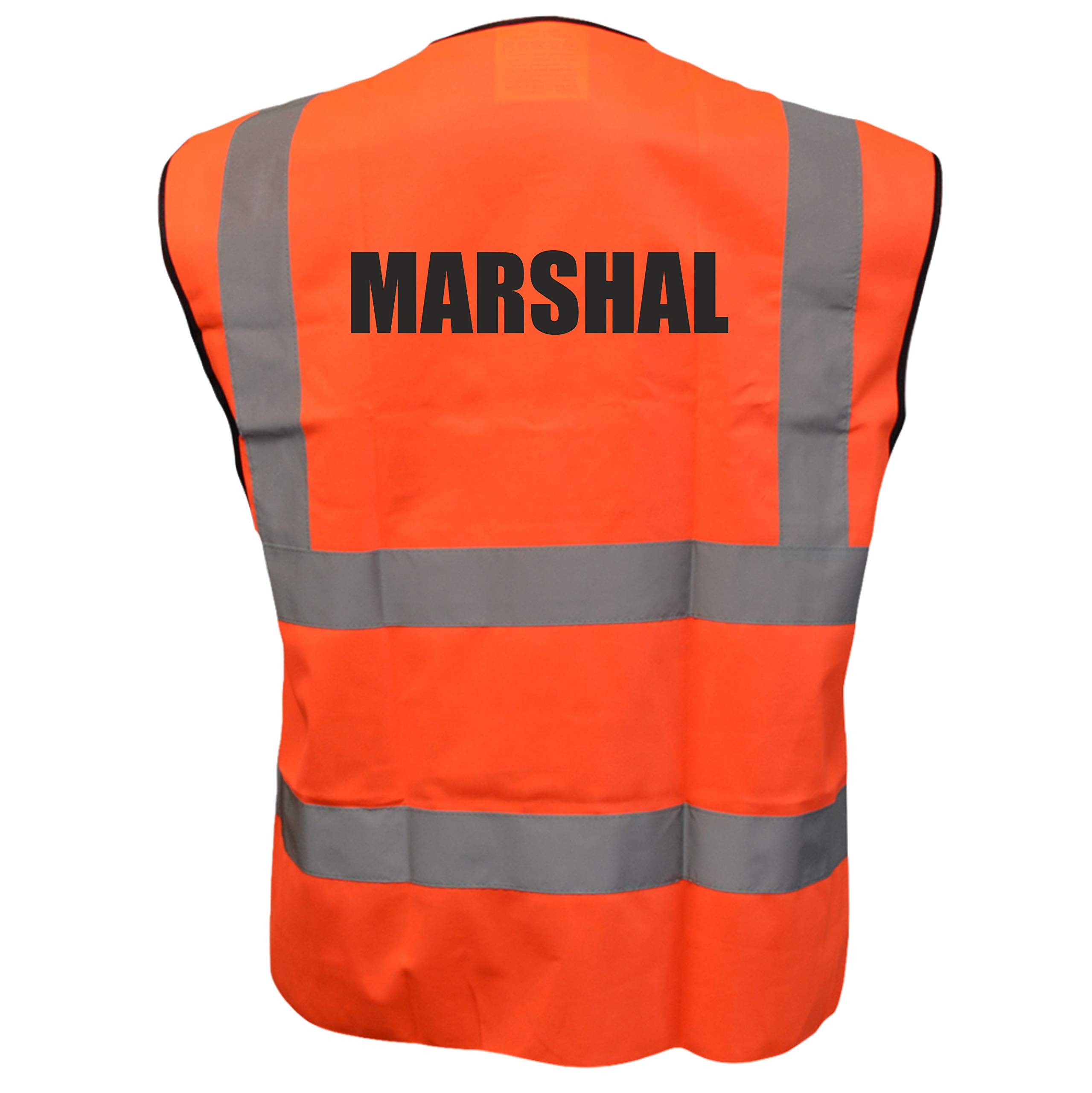 Brook Hi Vis Uk Unisex Orange Volunteer Hi Vis Viz Safety Vest Waistcoat Reflective High Visibility En471 Bs Medium