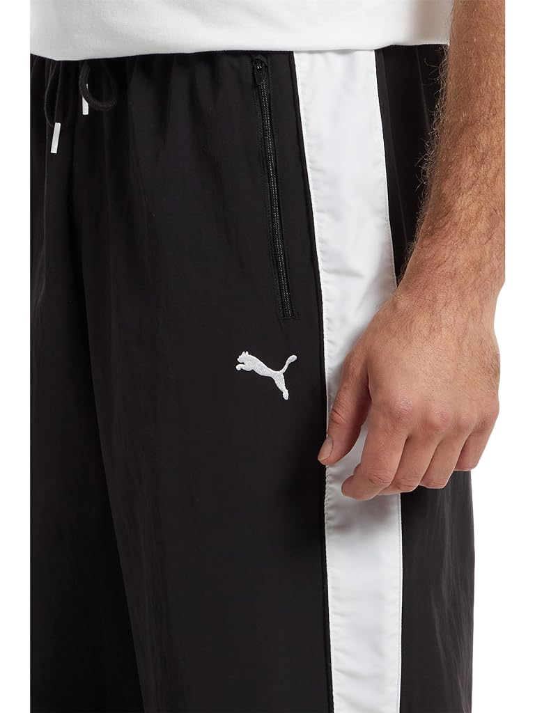 Black PUMA T7 Oversized Track Pants