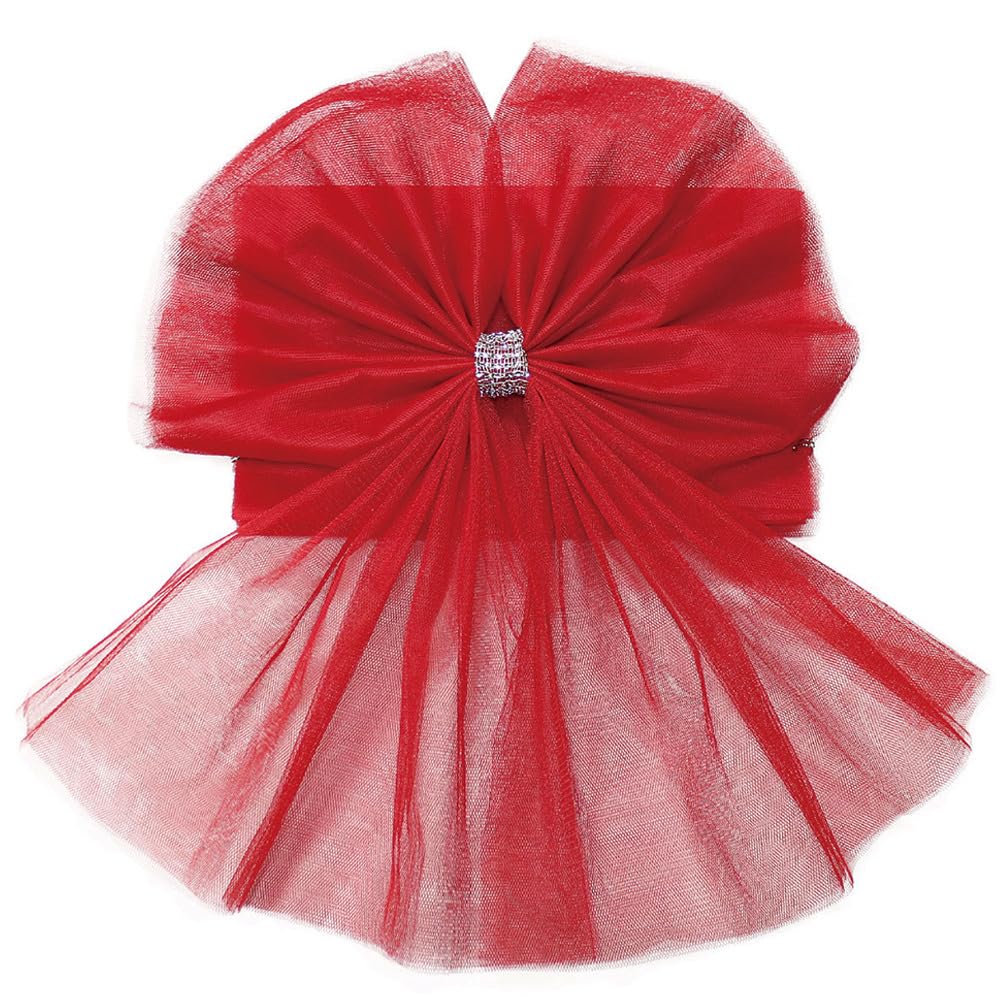 Delux Luxury Red Full Door Bow Christmas Bows Full Decoration Kit Ribbon Wrap