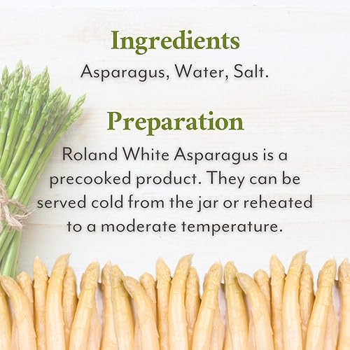 Miniatura 5 de Roland Foods Lanzas de espárragos blancos, lata de 15 onzas, paquete de 3