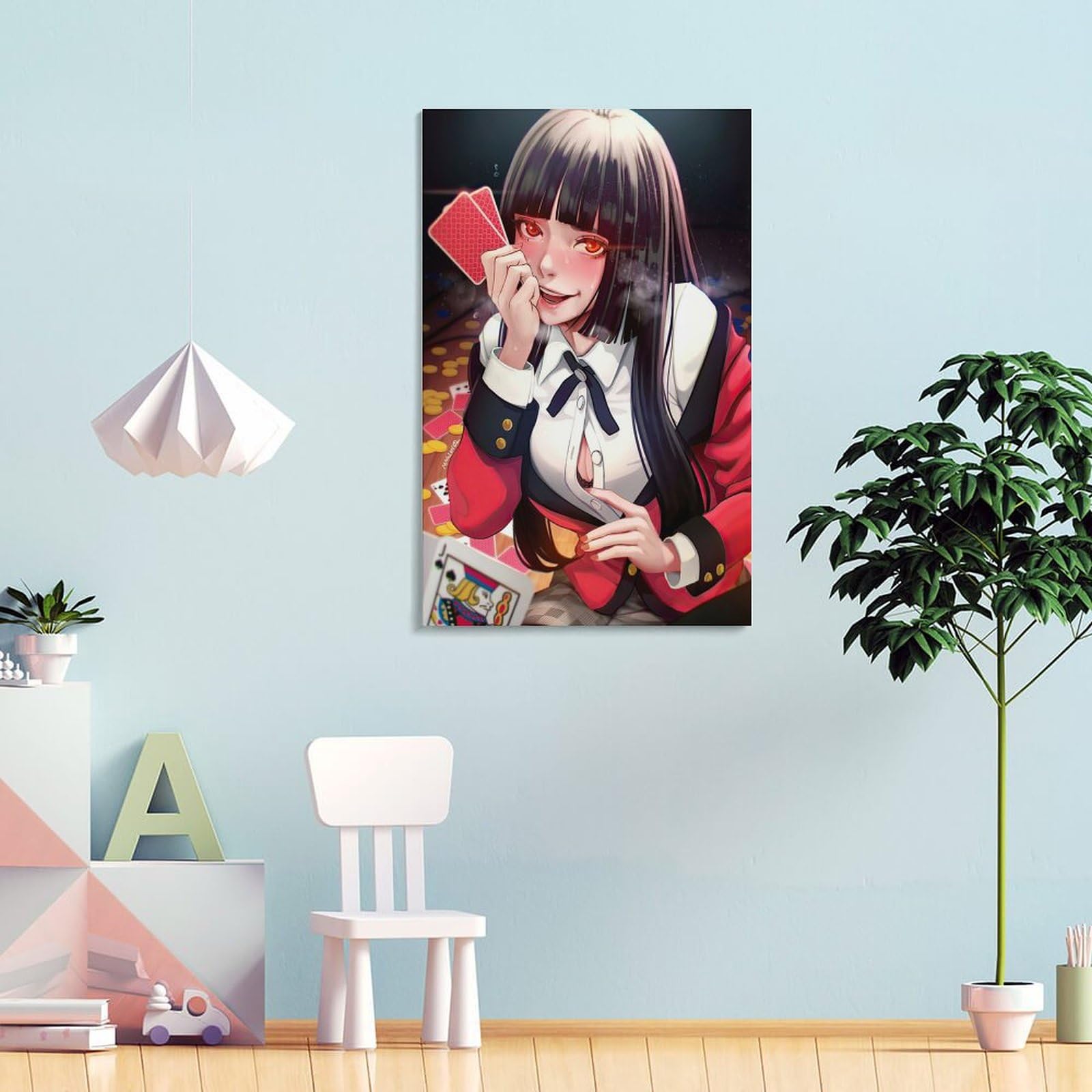 Amazon.co.jp: 賭ケグルイ ポスター 1 キャンバスアートポスター 水着