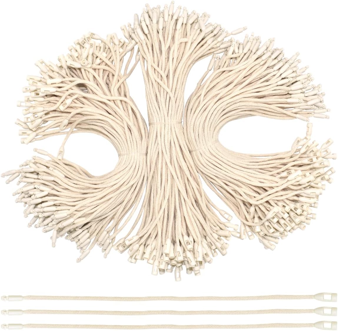300Pcs 7.6inch Cotton Gift Clothing Price Tag String Hang