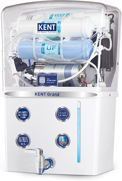 KENT Grand RO Water Purifier | Advanced RO Tech for Sabse Shudh Paani | RO+UF+TDS Control + UV LED Tank |
