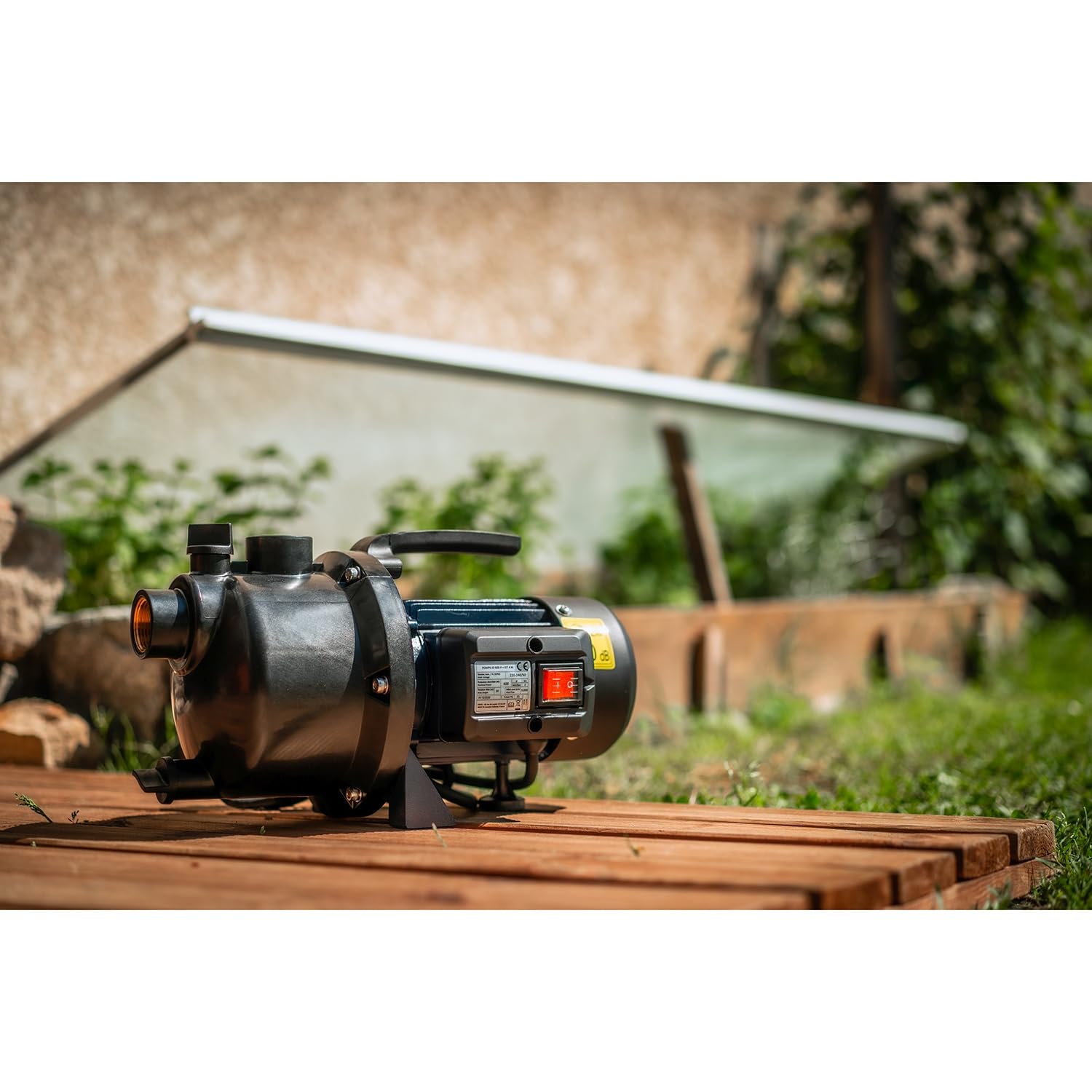 SPID'O - Bomba de Riego JE-600-P 600W - 3 m3/h - 3 bar - Bomba de Superficie Ligera para Jardín