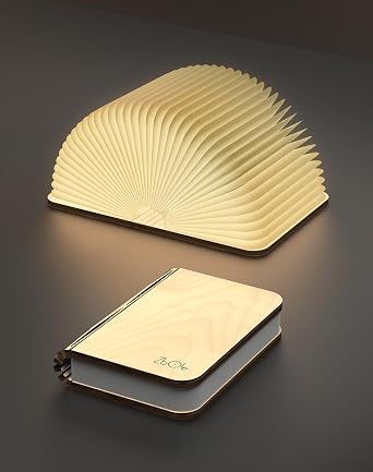 4.7 in Wooden Book Lamp, Book Lovers Gifts,Teacher Appreciation Gifts