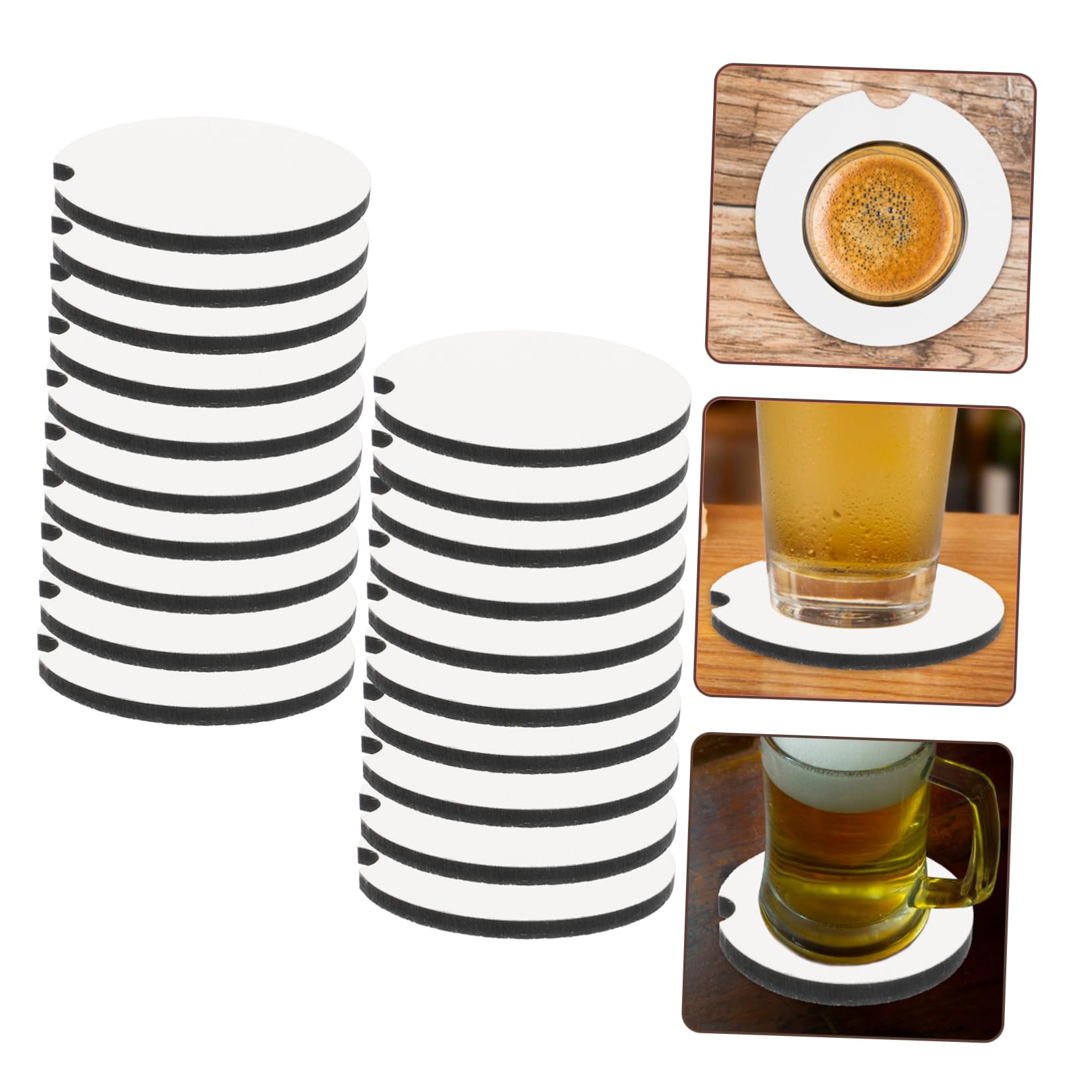 2 Series Posavasos En Sublimación 20uds Posavasos De Sublimación En Taza De Leche De Sublimación Tazas para Sublimacion Tazas De Sublimación 20 Piezas*2