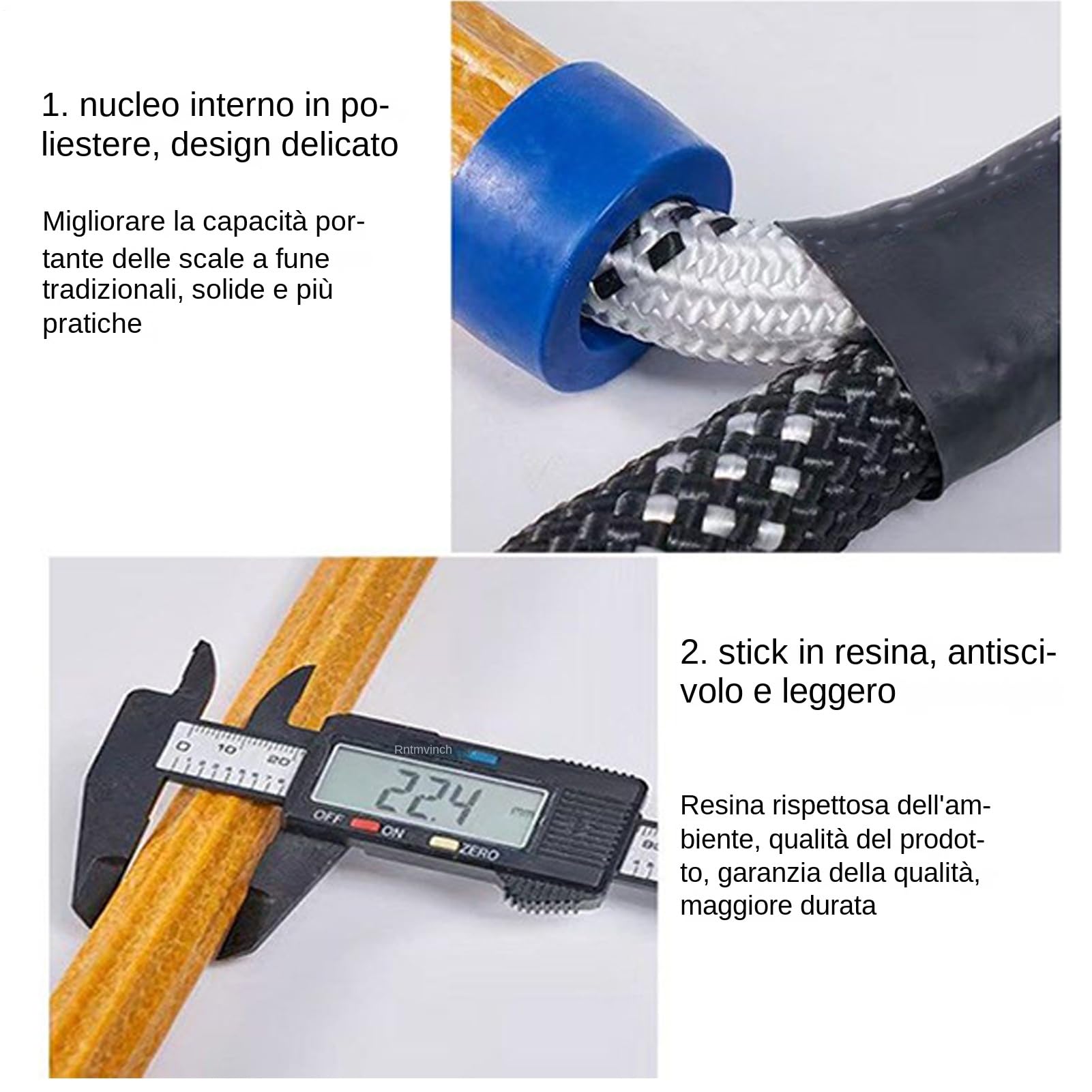 per Barche | Scaletta Pieghevole per Salita Agevole | Accessori Sicurezza Imbarco Accesso a Piscina Lago Kayak Zattera Nuoto