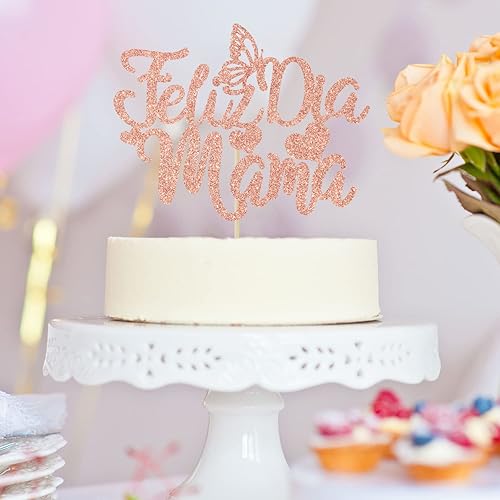 Miniatura 5 de First Holy Communion Feliz Dia Mama - Decoración para tartas con texto en inglés "Best Mom Ever", decoración para el día de la madre