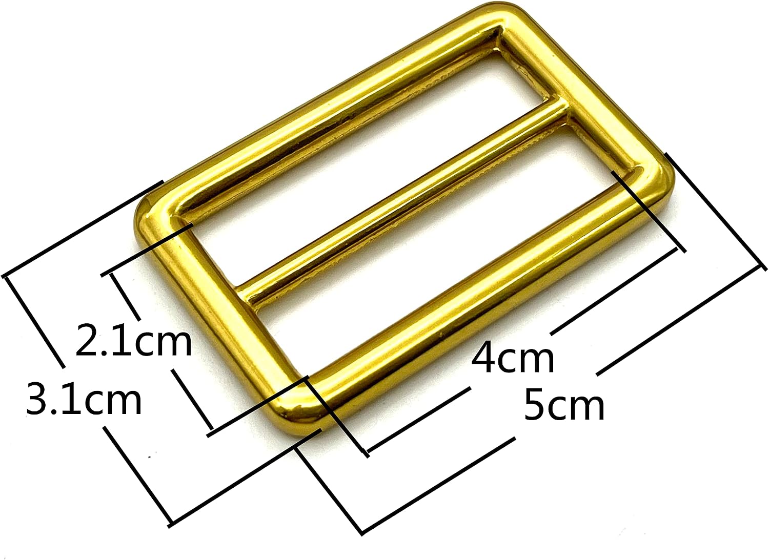 dog leash purse snap swivel hooks, slider and rectangle ring for bag purse dog collar making repair 1 1/2' / 38mm golden T252