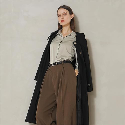 Miniatura 6 de Cinturón occidental para mujer, vestidos de vaquera para mujer, cinturón de campo ajustado para pantalones de mezclilla, cinturones delgados negros