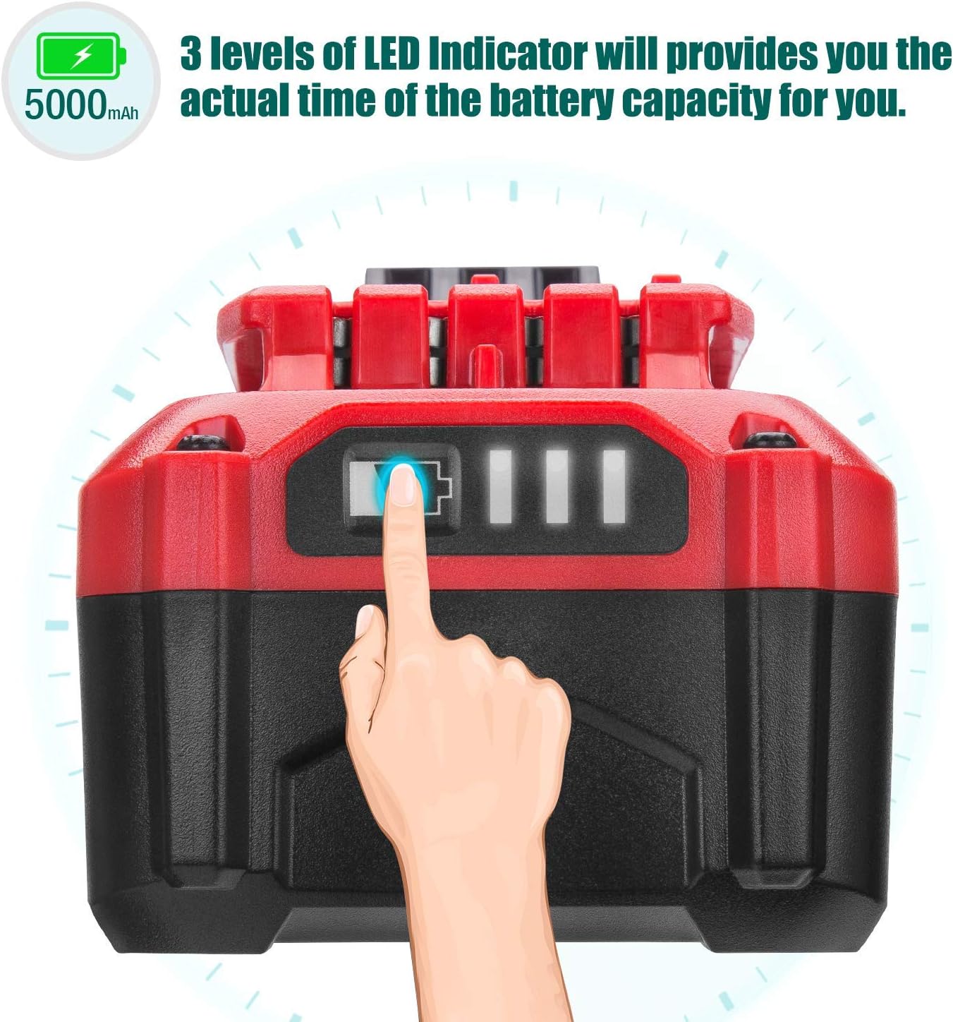 70% Off Discount Magolin 2 Pack Upgraded 20V 5000mAh Lithium Ion Battery Compatible with Craftsman V20 Battery CMCB202 CMCB204 for Craftsman V20 Cordless Tools Product Deal Magolin 2 Pack Upgraded 20V 5000mAh Lithium Ion Battery Compatible with Craftsman V20 Battery CMCB202 CMCB204 for Craftsman V20 Cordless Tools