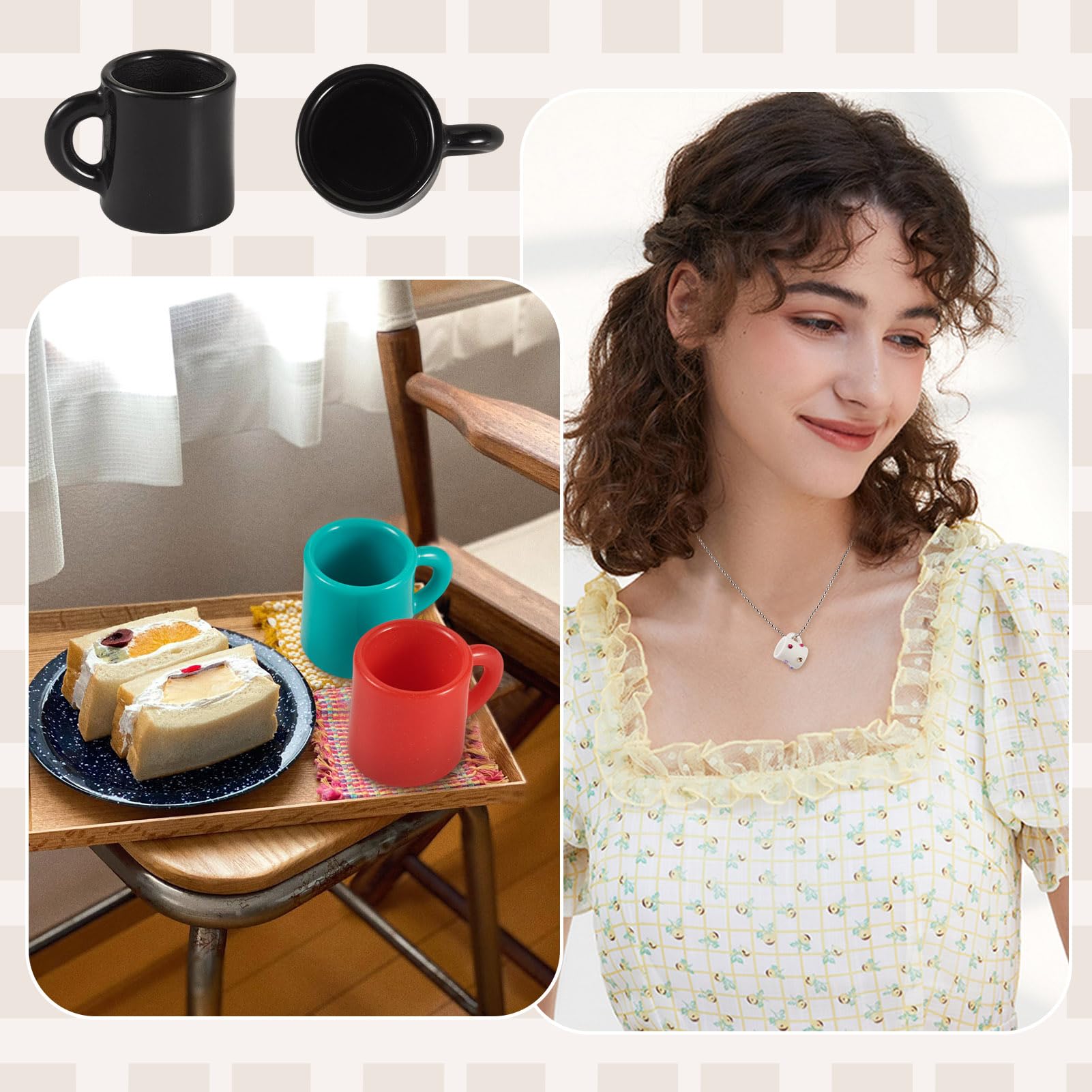 Amazon.co.jp: Cheriswelry 30個 ミニ樹脂カップ コーヒーマグ