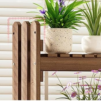 木製移動式棚ガーデンラック ガーデンラック 天然木製 多層 フラワースタンド 木製 花台 盆栽