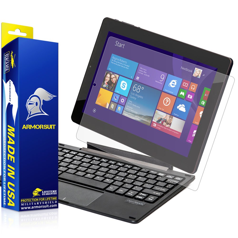 ArmorSuit MilitaryShield Anti-Glare Screen Protector for Nextbook 10.1" NXW10QC32G - [Max Coverage] Anti-Bubble Matte Film