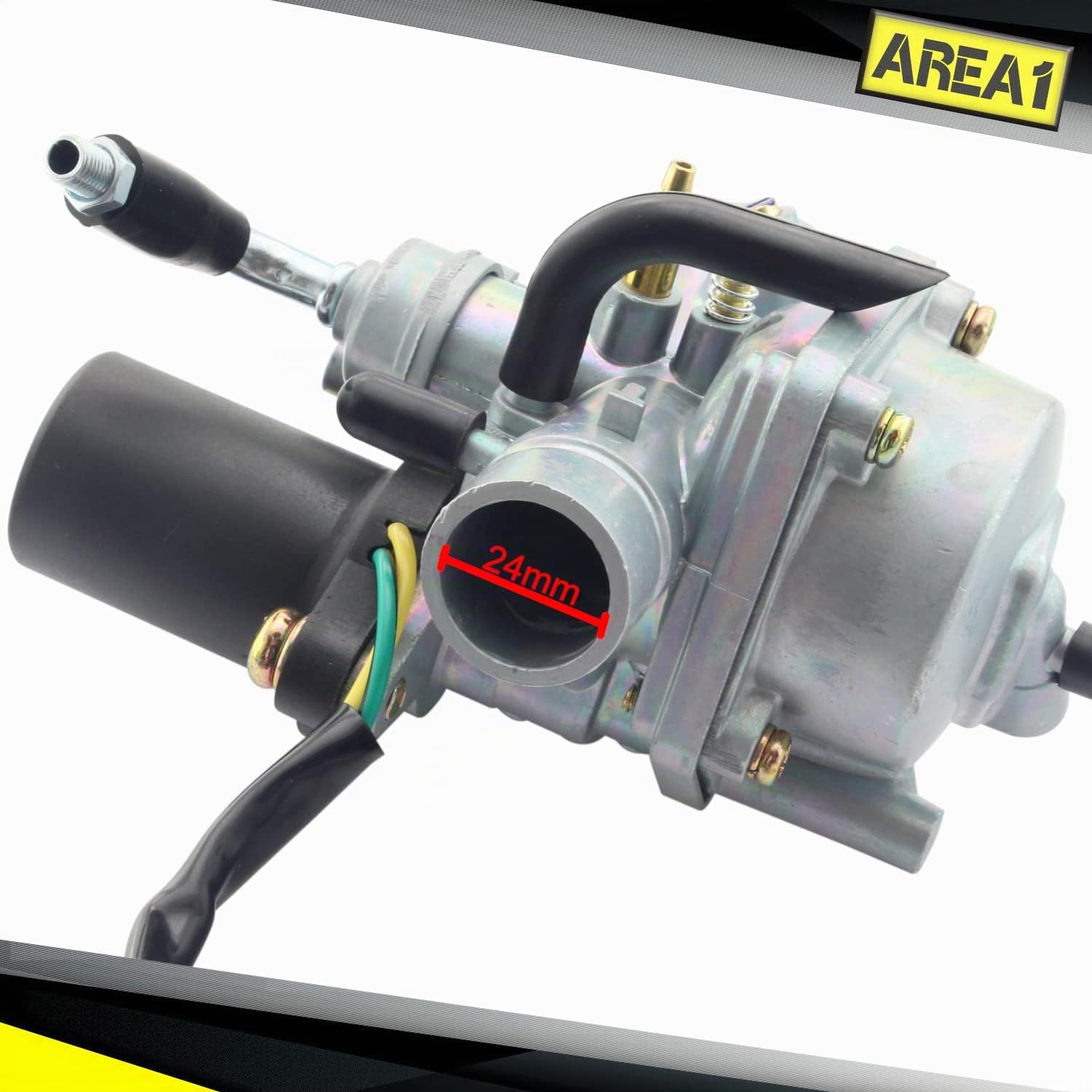 Area1 Carburatore di ricambio 12 mm 50 ccm 2T Minaralli China compatibile con Aerox Jog Neos Explorer Race GT50 AGM Luxxon Rivero Mawi Tauris