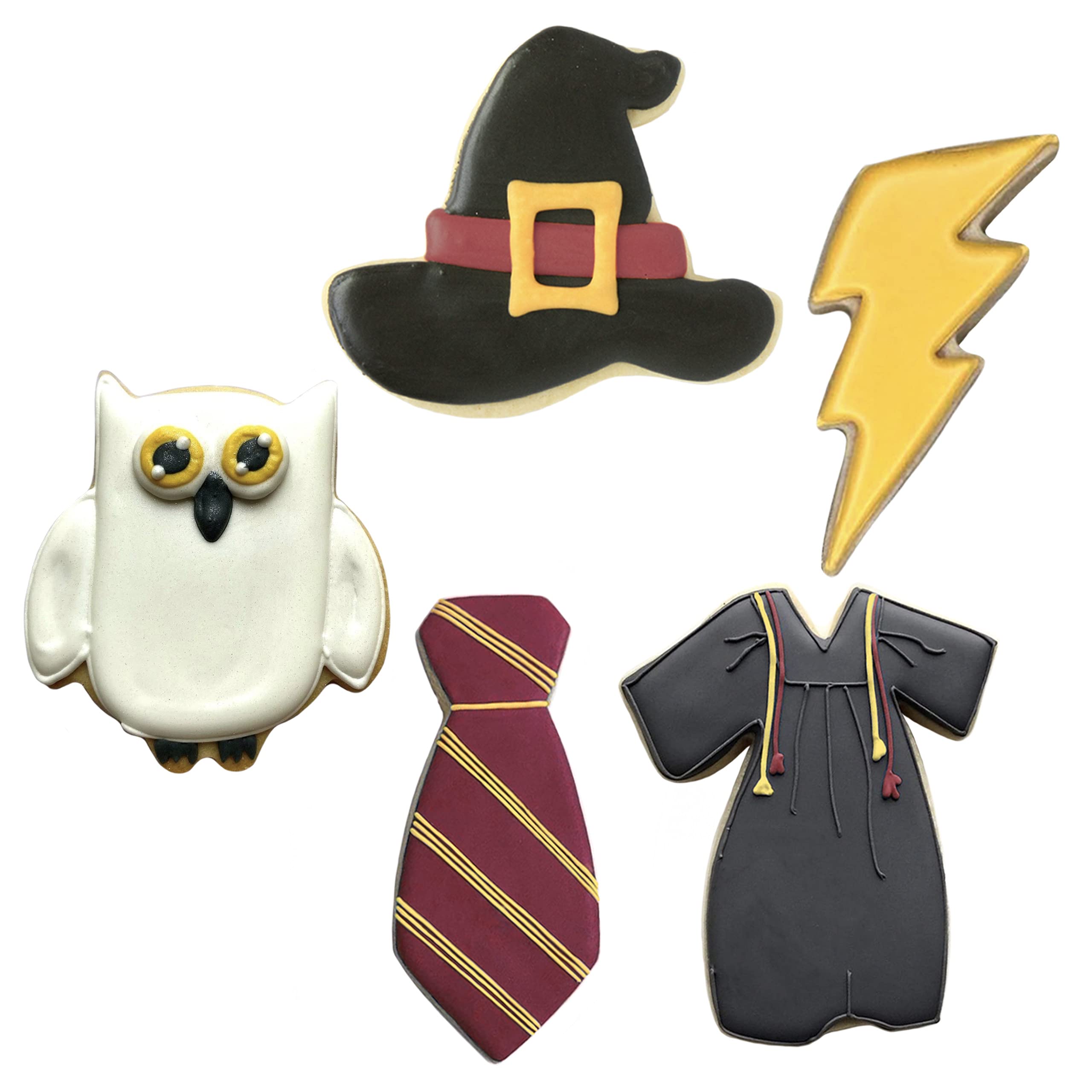 Set 8 Formine Per Biscotti Strega E Mago In Acciaio Inox - Tema Halloween - 3