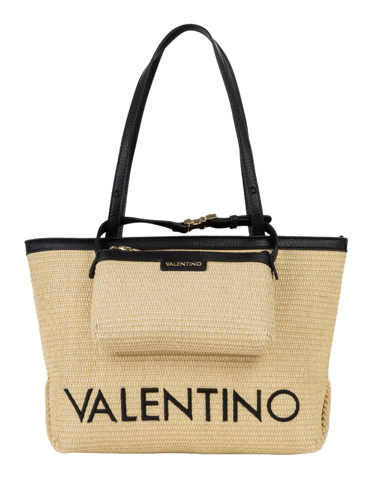 Valentino shopper bag shoulder bag Maiam Shopping Bag Naturale/Nero beige