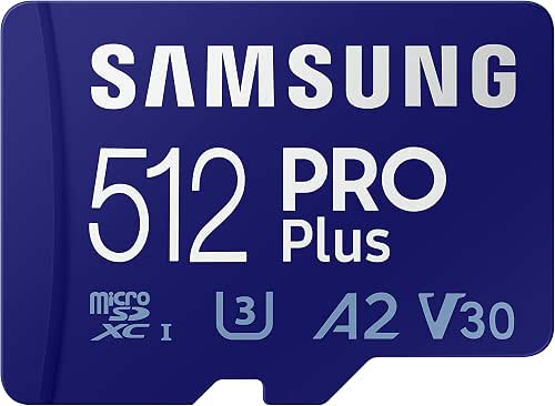Samsung PRO Plus + Adapter 512GB microSDXC Up to 160MB/s