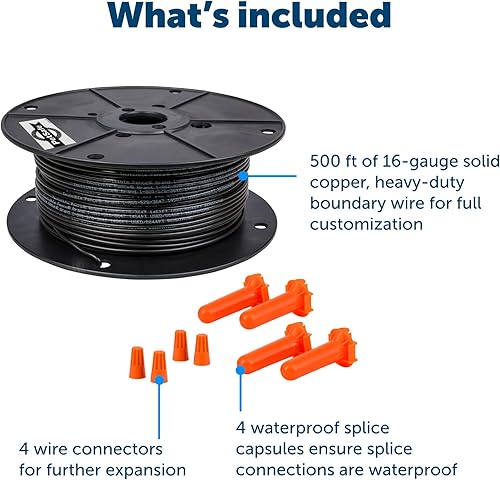 Miniatura 8 de PetSafe Alambre de límite para vallas eléctricas de contención de perros y gatos calibre 16 duradero y opciones de calibre 20 disponible en 500 pies