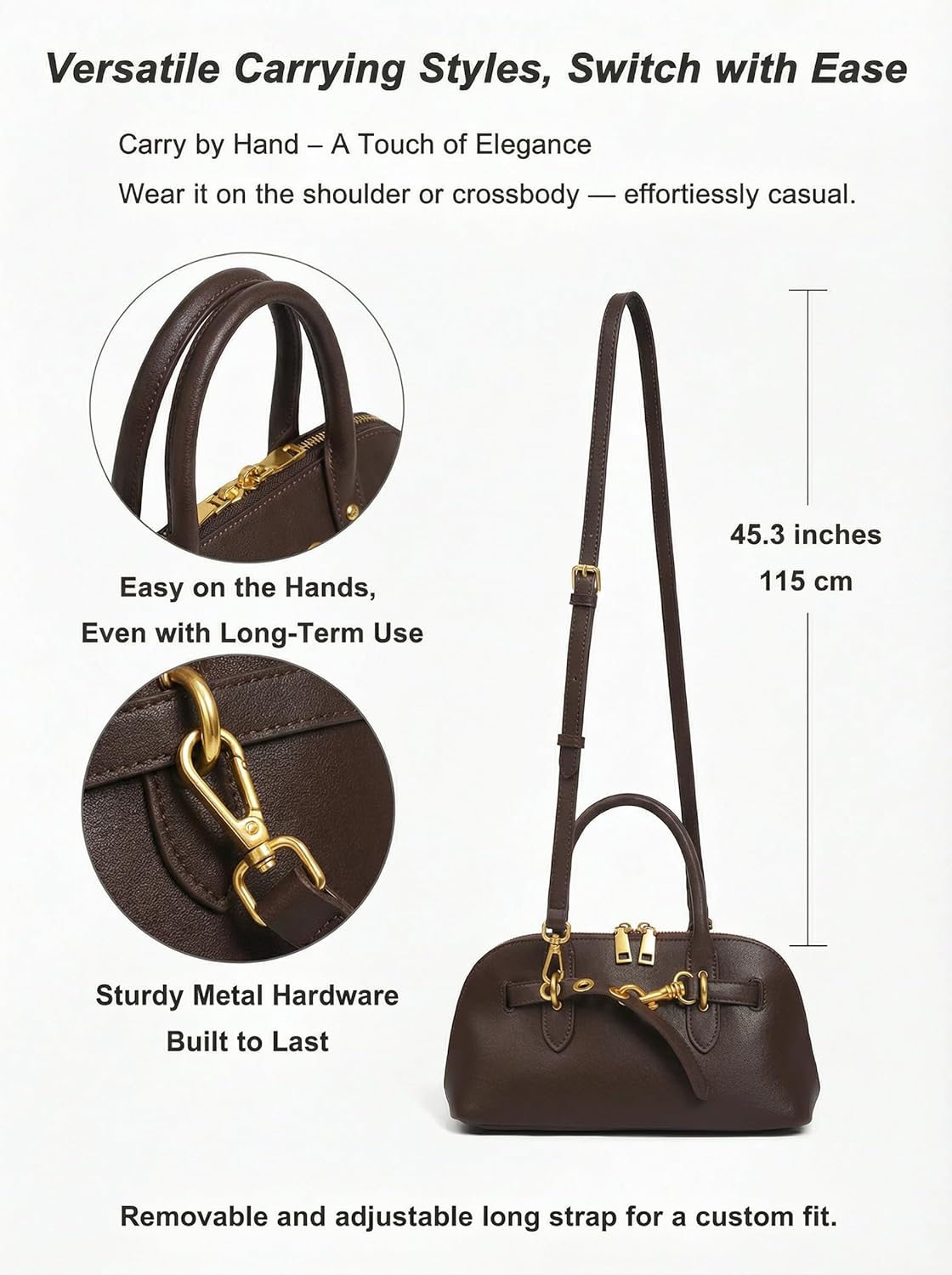 Small Genuine Leather Crossbody Bags for Women Top Handle Satchel Shoulder Purse Handbags