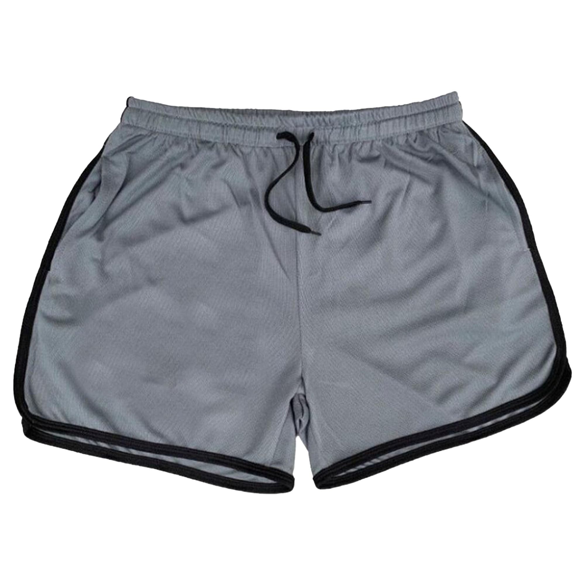 Maiyifu-GJ Mens Quick-Drying Beach Shorts Elastic Waist Running Athletic Shorts Lightweight Breathable Gym Workout Short Pant