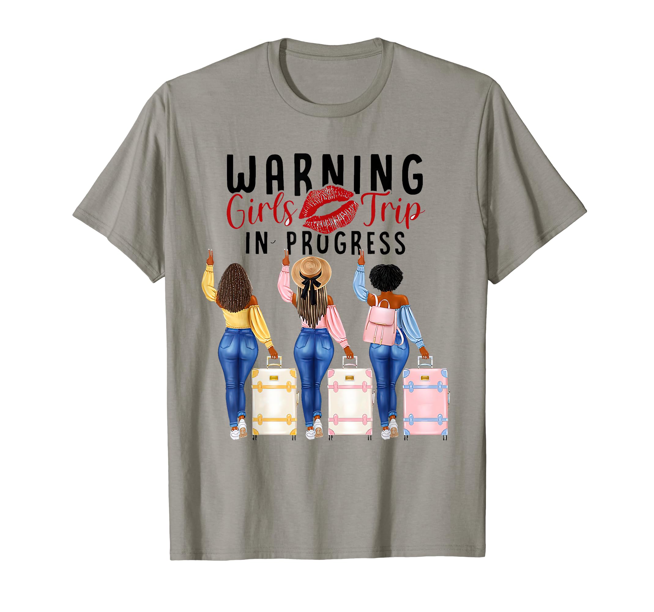 Girls trip T-ShirtWarning girls the trip in progress T-Shirt
