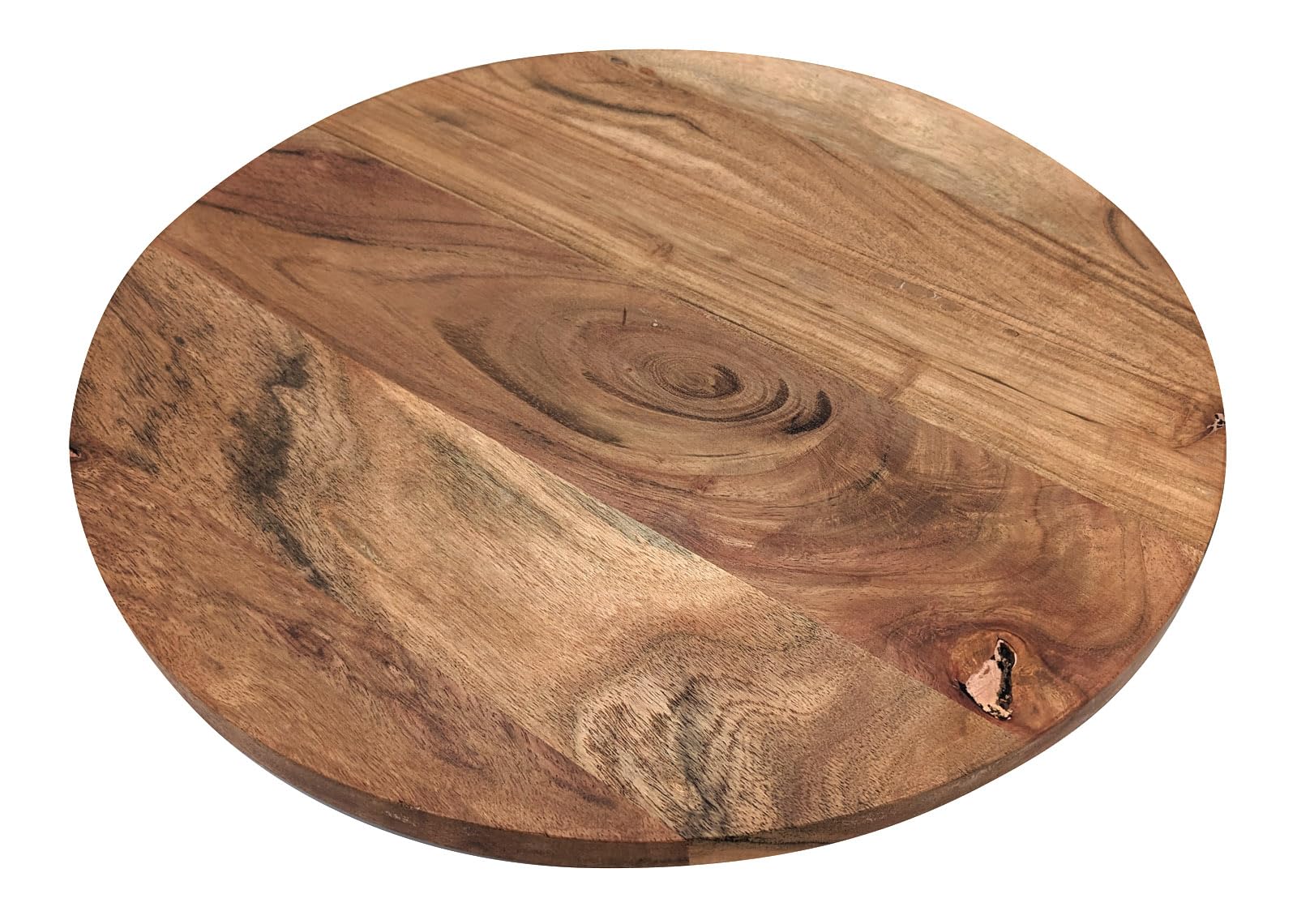 com-four® Plateau en Bois d'Acacia - Décoratif Rond à 4 Pieds - Étagère de Service pour Collations, Fromage, Saucisses (1 Pièce - Ronde, Jambes com-four® Plateau en Bois d'Acacia - Décoratif Rond à 4 Pieds - Étagère de Service pour Collations, Fromage, Saucisses (1 Pièce - Ronde, Jambes
