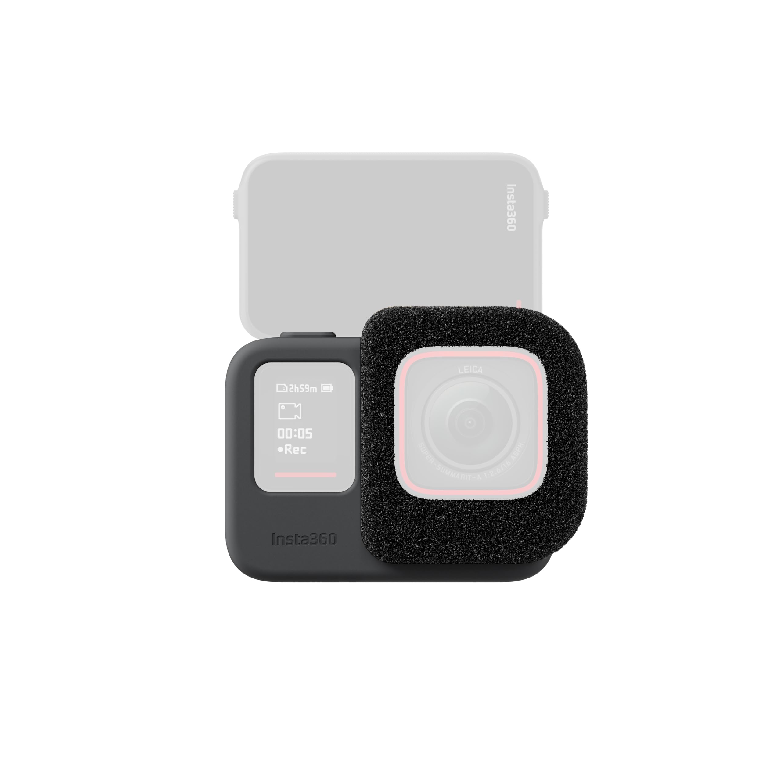 Insta360 Ace Pro Mic Windshield Cover, black, 40