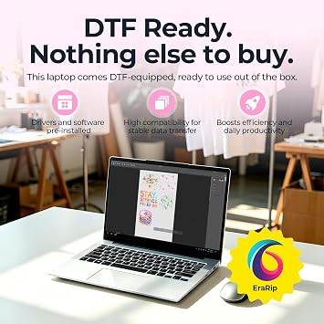A4 DTF Printer with Laptop for Beginners, DTF Transfer Printer Machine