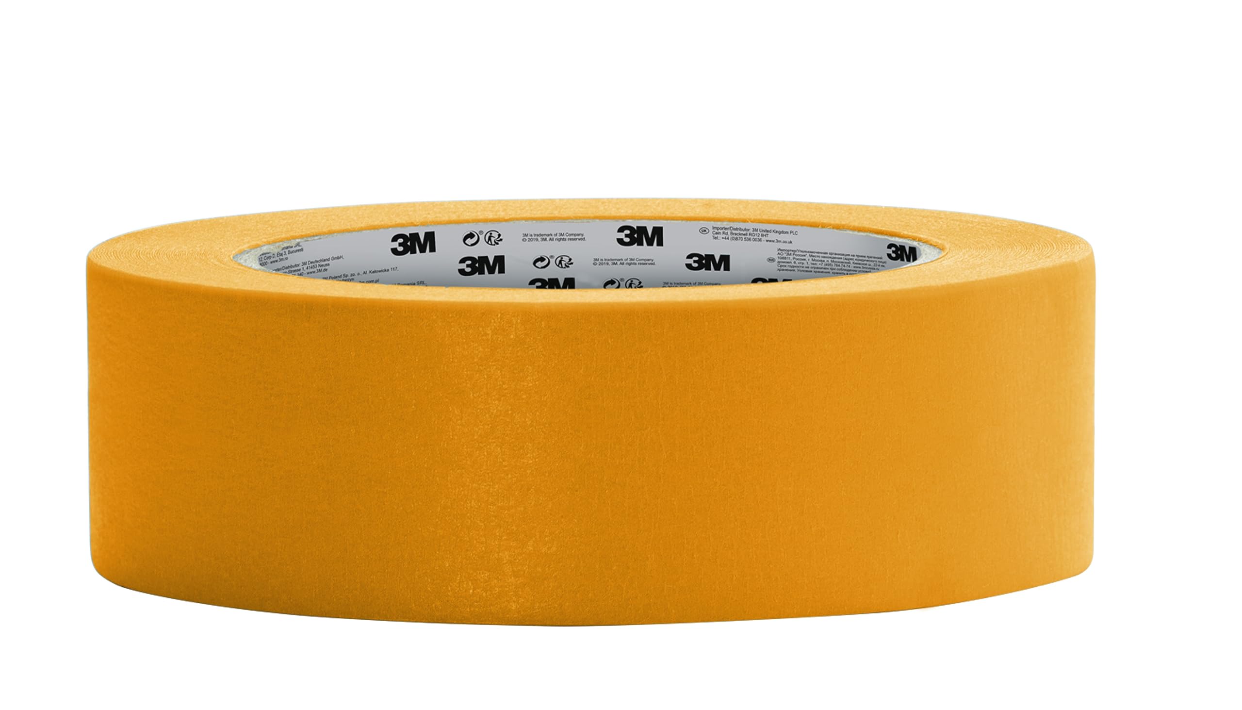 3M Pro Cinta de Enmascarar Profesional 244 de Alta Precisión, 24 mm x 50 m, 6 Rollos/Caja