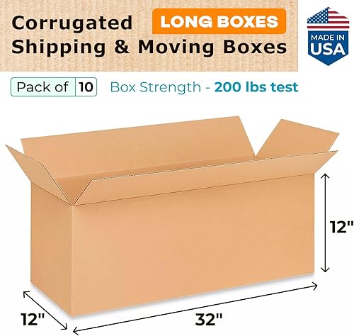 Miniatura 607 de Cajas para envío IDL Packaging - B-1266-5 de cartón corrugado, tamaño pequeño, de 12 pulgadas de largo x 6 pulgadas de ancho x 6 pulgadas de alto