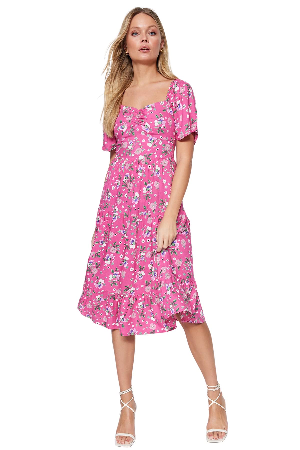 Trendyol Midi Standard Regular Dress Vestido para Mujer