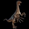 XINPANYIAN Nanmu Prehistoric Animal Model Therizinosaurus Dinosaur Figure with Replacement Claw (Style 172237)