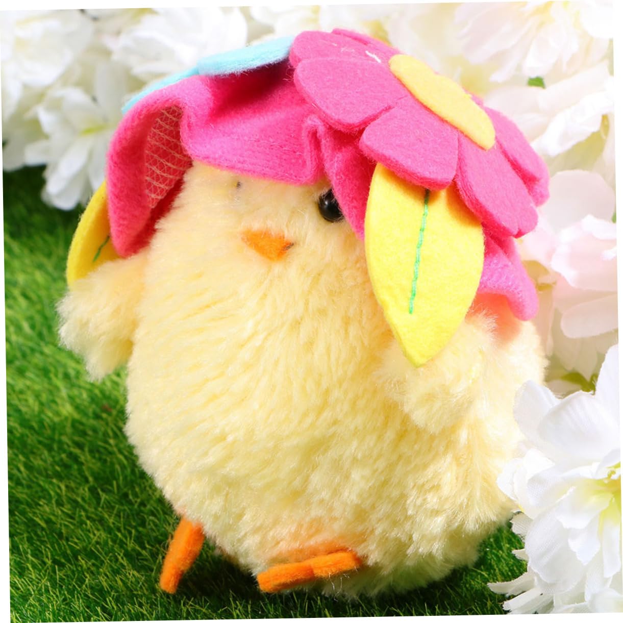 OUNONA 3pezzi Bambola Di Pasqua Forma Di Pollo Bambola Di Pasqua Creativa Forma Di Fiore