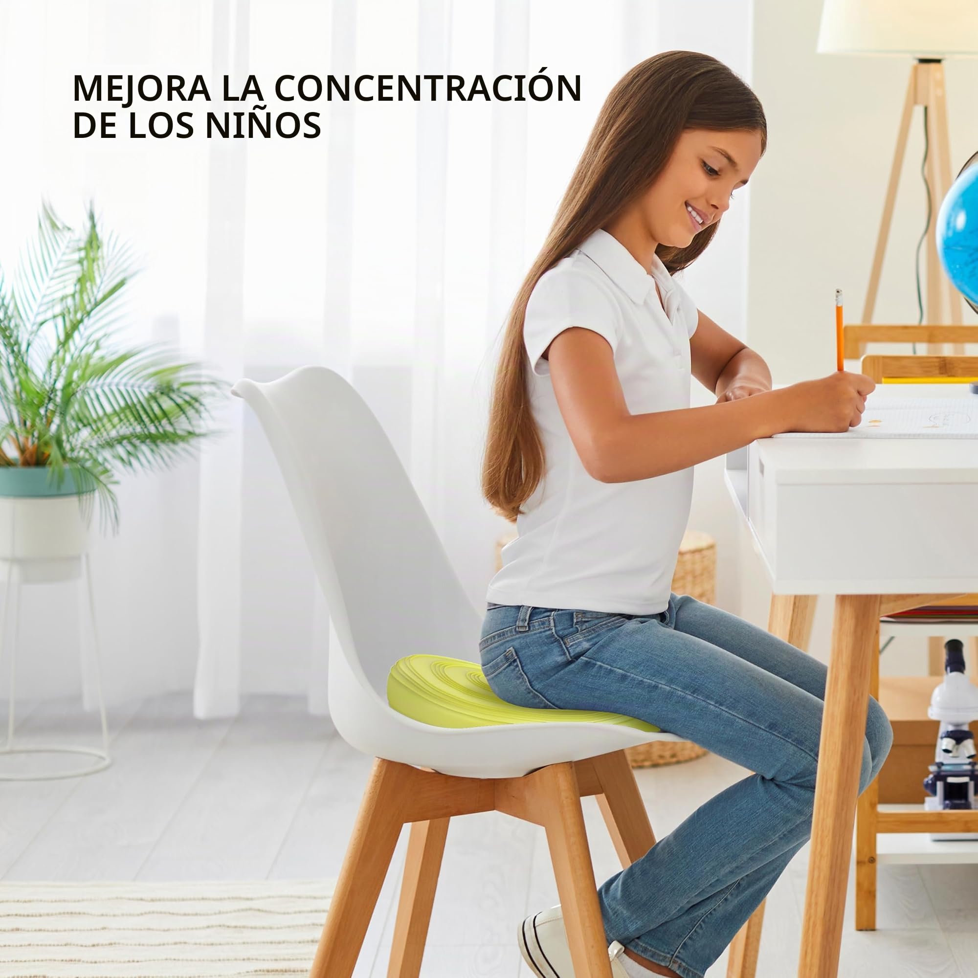 PROIRON Cojín de Equilibrio y Yoga Antideslizante de 33cm con Bombín de Aire, Propioceptivo e Hinchable, Soporte Lumbar, Core Balance Disc Trainer para Fitness, Pilates