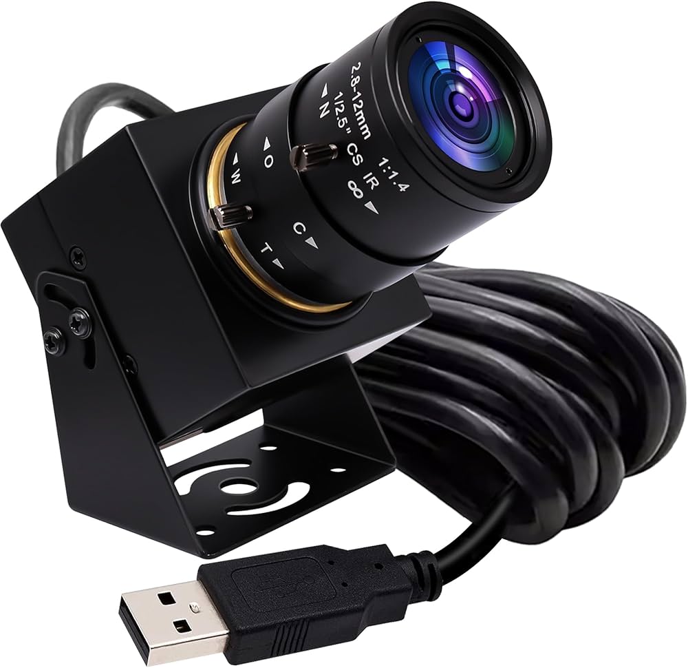 Amazon.com: ELP 4K USB Camera with Microphone Manual Zoom Webcam
