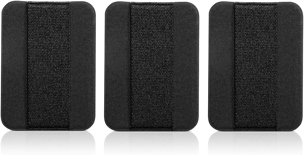 nobiggi Finger Strap - Ultrathin Smartphone Strap- Extend Thumb Reach - for Most Mobile Devices Black nobiggi